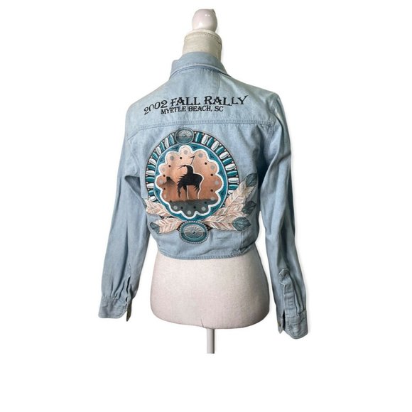 Fall Rally 2002 Myrtle Beach SC Ladies Top Jacket by Biker Design Collection a1 - Picture 7 of 12